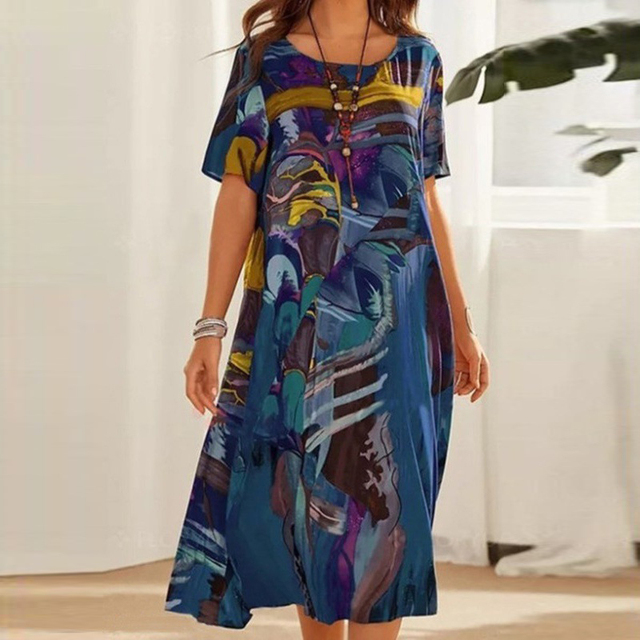 ABIGAIL | Comfortable Printed Dress