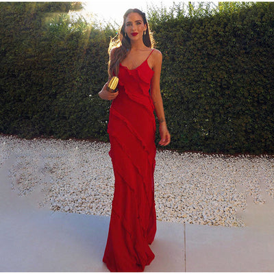 ROSARIA | Elegant dress with ruffles