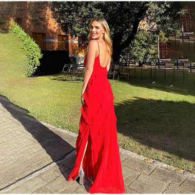 ROSARIA | Elegant dress with ruffles