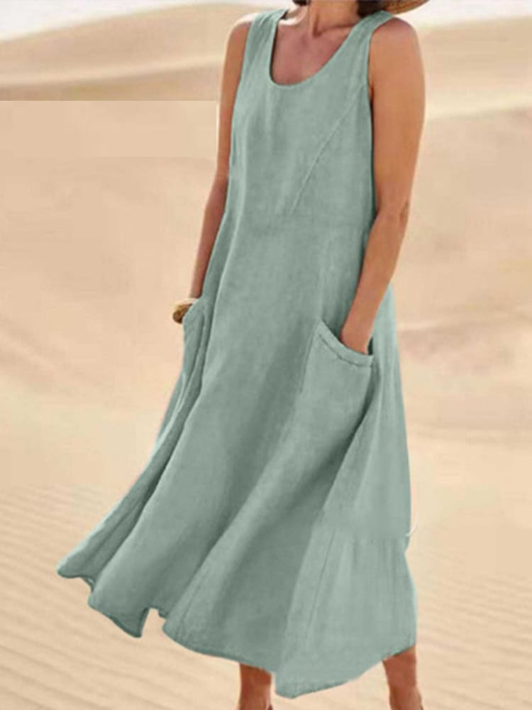 EMILY |  Elegant summer dress with belly coverage