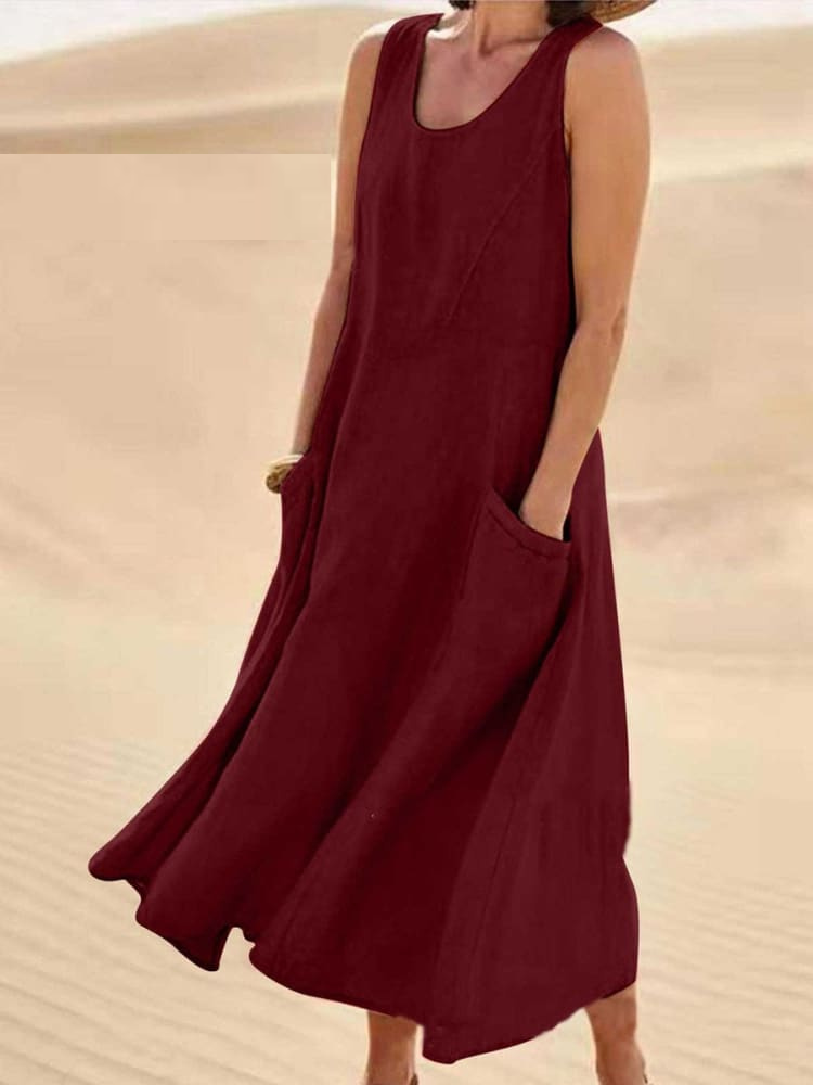EMILY |  Elegant summer dress with belly coverage