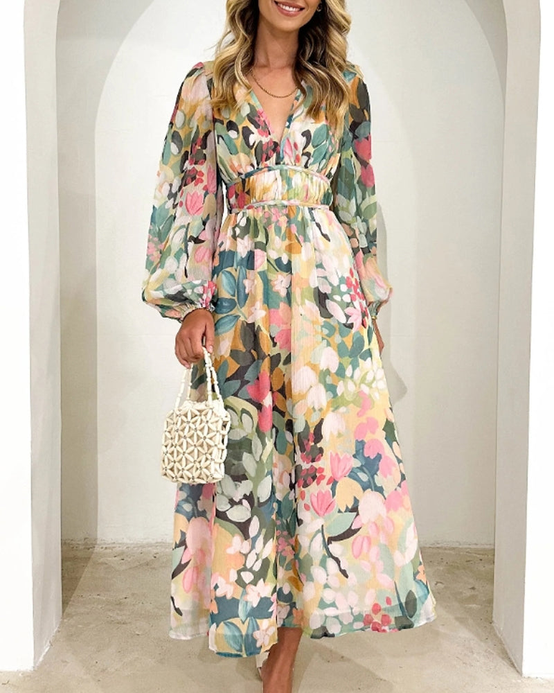 CARLOTTA | Elegant floral dress
