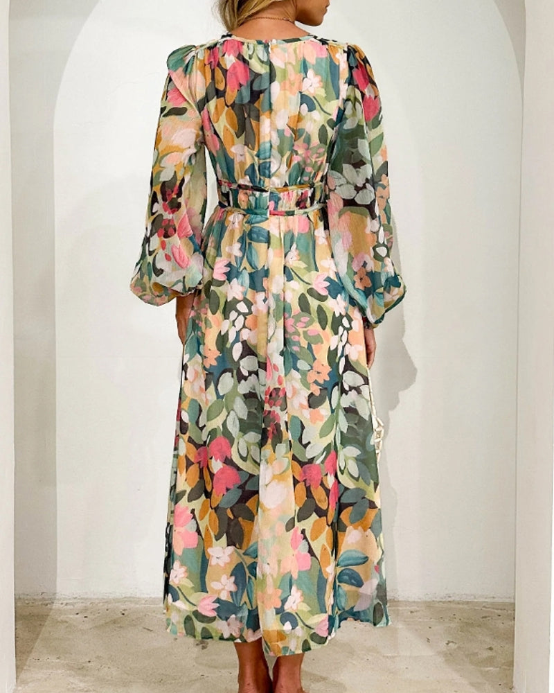 CARLOTTA | Elegant floral dress