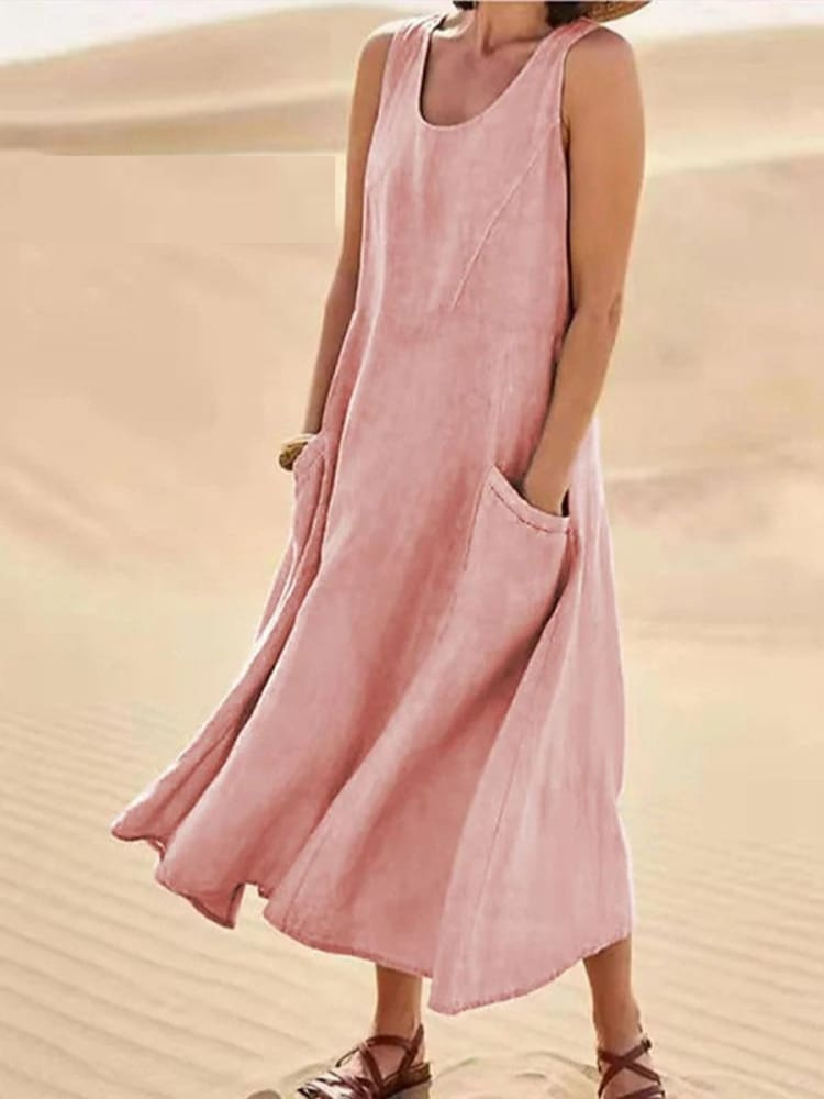 EMILY |  Elegant summer dress with belly coverage