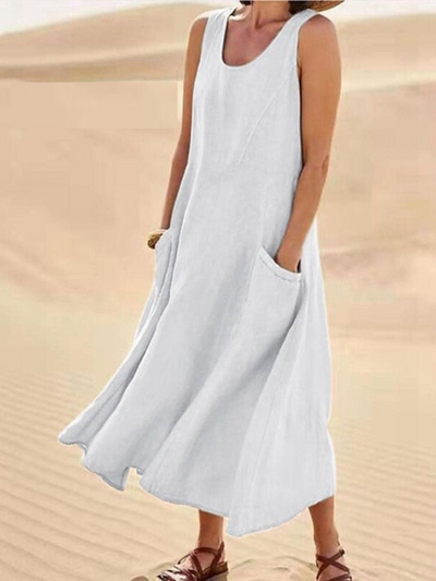 EMILY |  Elegant summer dress with belly coverage