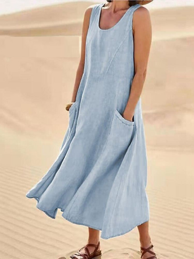 EMILY |  Elegant summer dress with belly coverage