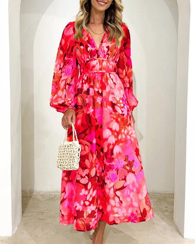 CARLOTTA | Elegant floral dress