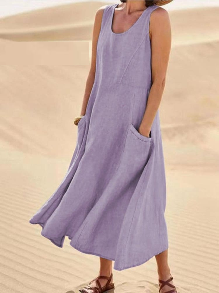 EMILY |  Elegant summer dress with belly coverage