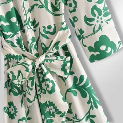 RIA | Long Sleeve Floral Dress