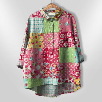 VIRGINIA | Handcrafted floral shirt