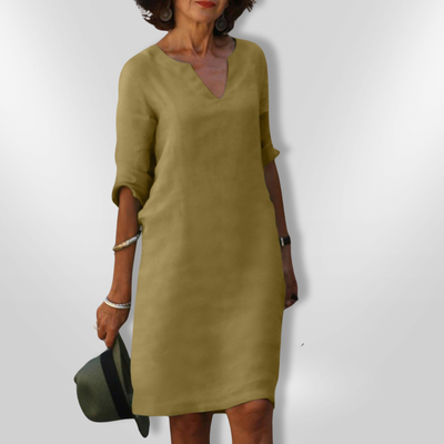GRACE | V-Neck Three-Quarter Sleeves