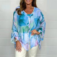EMMAH | Elegant top in chiffon