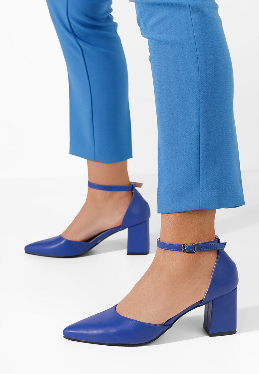 DARK BLUE | High heel pumps