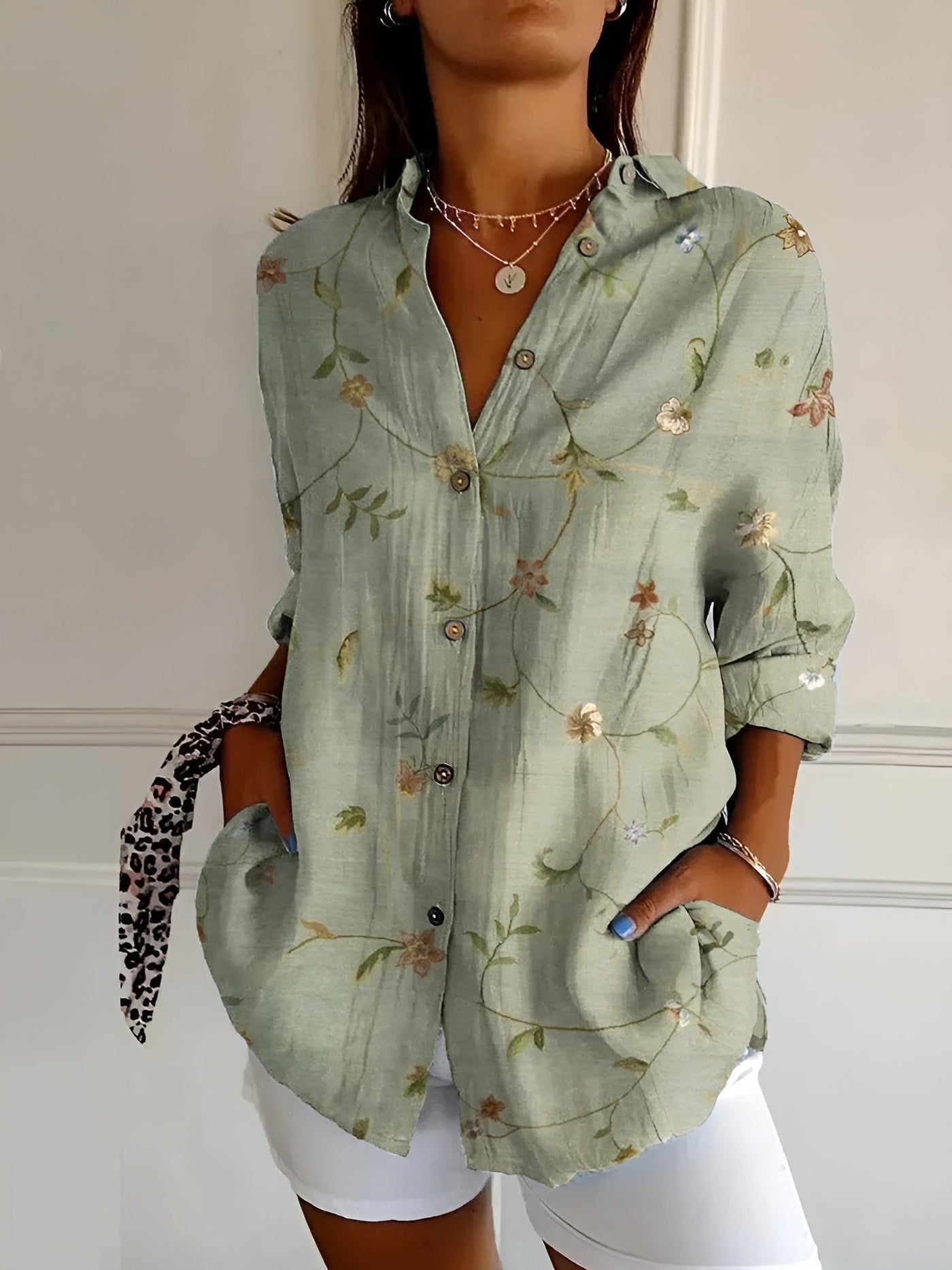 SAFFRON | Printed Blouse