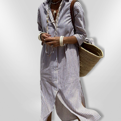 SOPHIE | Striped shirt dress