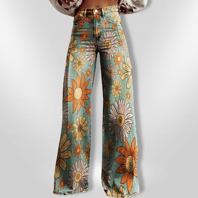 FLORAL HAPPINESS | Vintage wide trousers