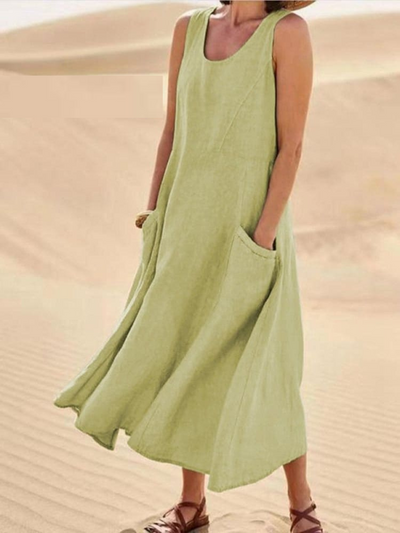 EMILY |  Elegant summer dress with belly coverage
