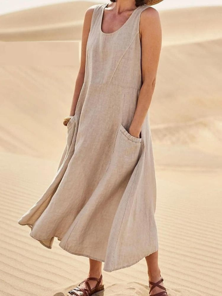 EMILY |  Elegant summer dress with belly coverage
