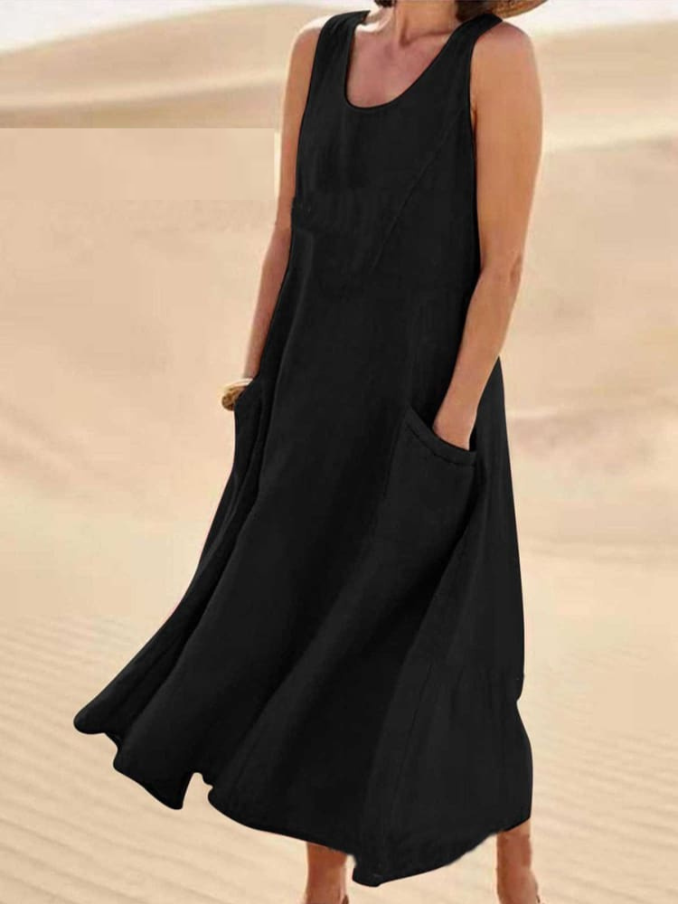EMILY |  Elegant summer dress with belly coverage