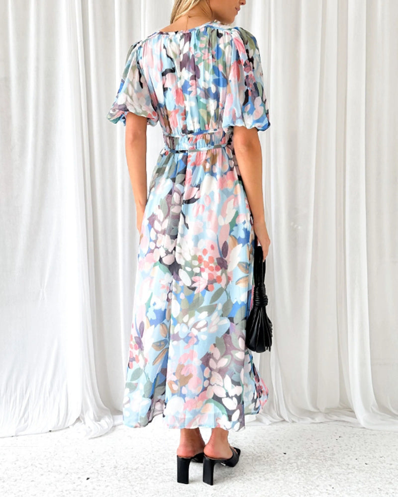CARLOTTA | Elegant floral dress