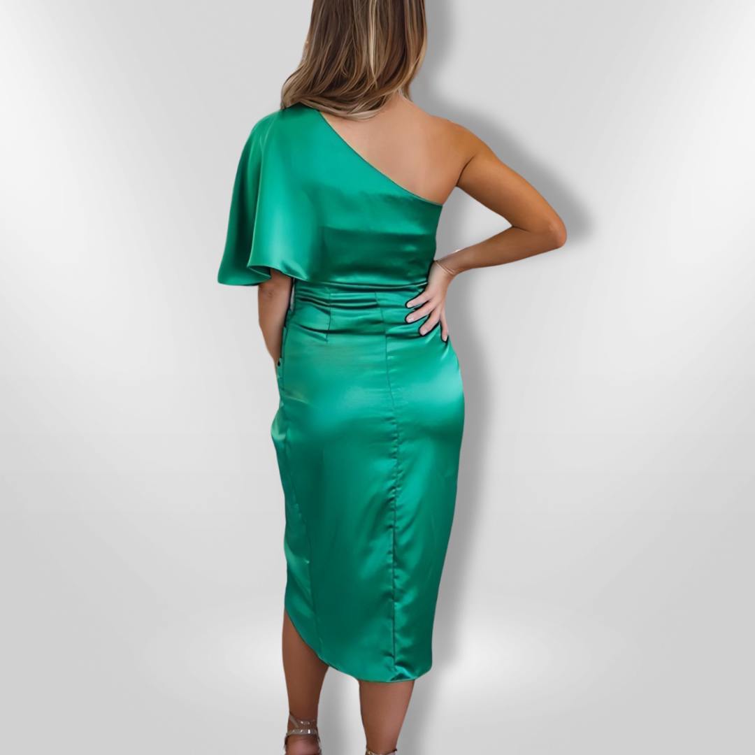 CHLOE | Elegant one shoulder dress
