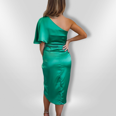 CHLOE | Elegant one shoulder dress