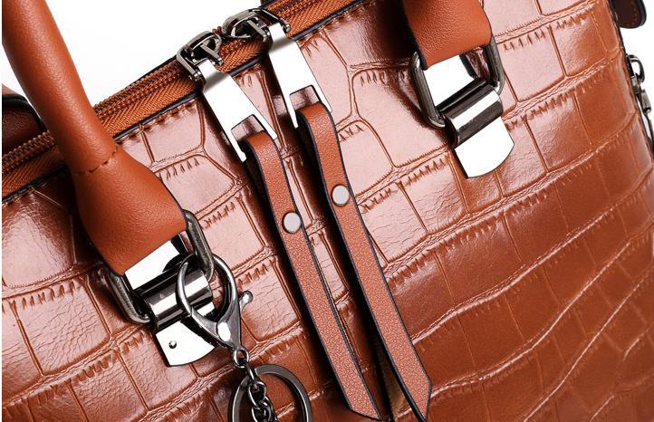 VALENTINA | 4 Piece Leather bag set