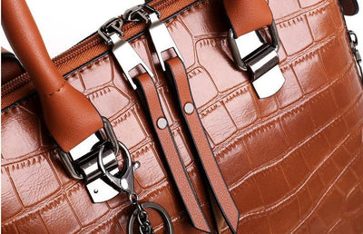 VALENTINA | 4 Piece Leather bag set