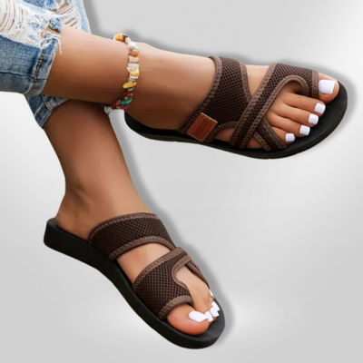 CELIA | Perforated Mesh sandals