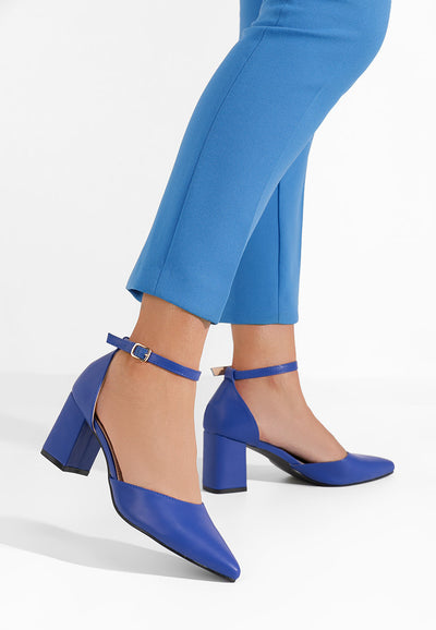 DARK BLUE | High heel pumps