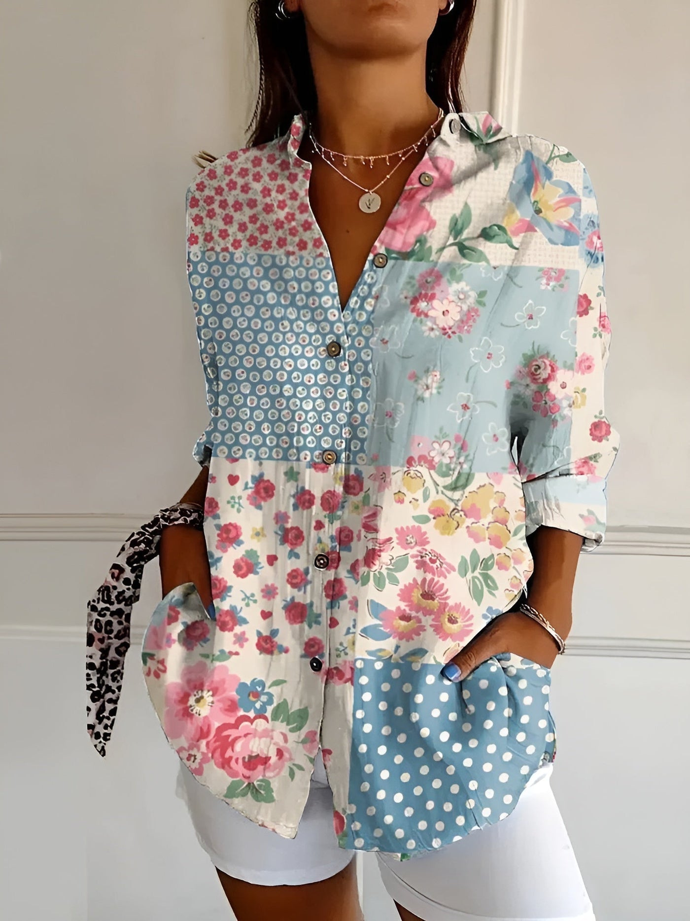 SAFFRON | Printed Blouse