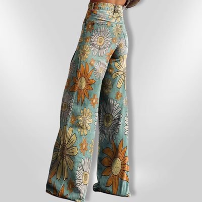 FLORAL HAPPINESS | Vintage wide trousers