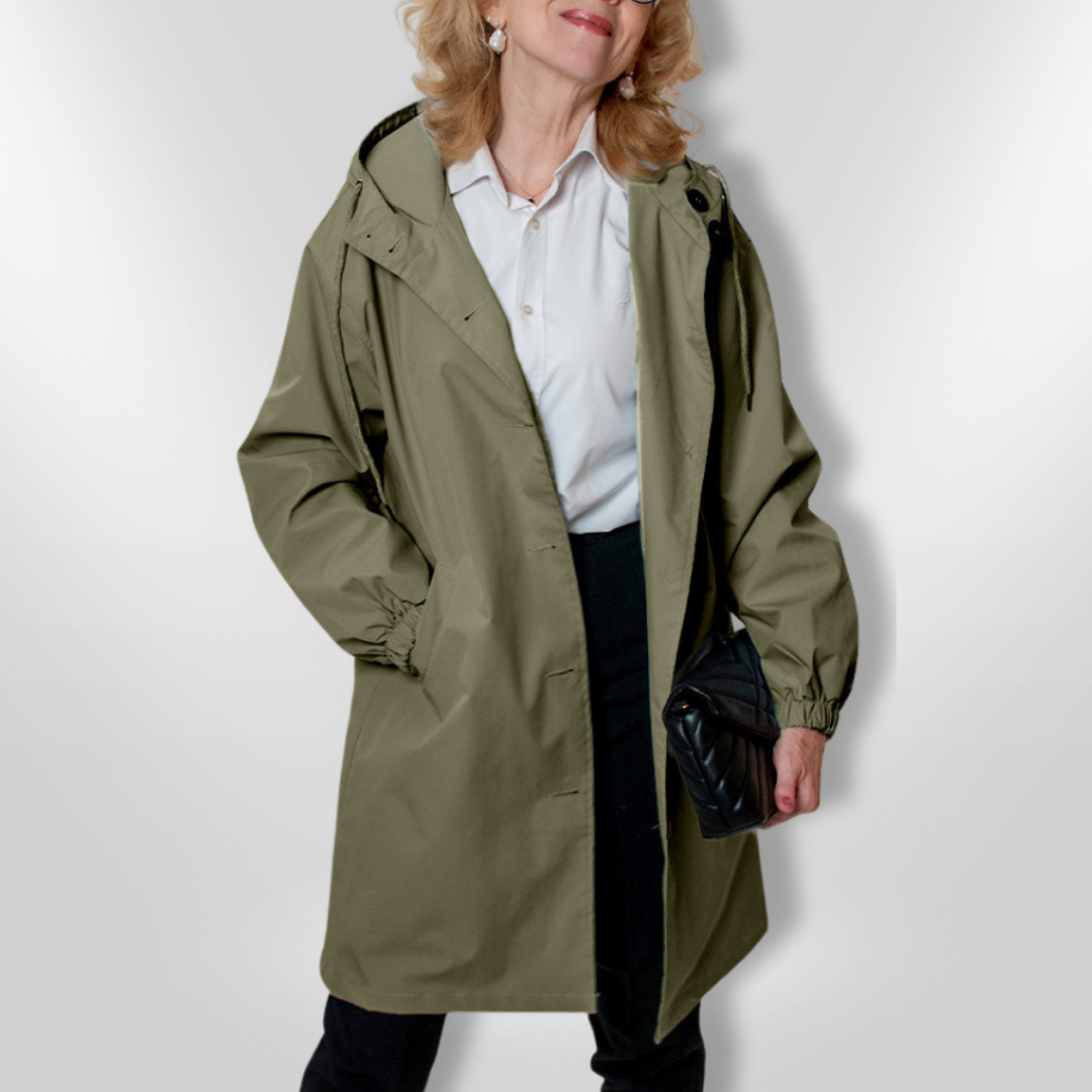 LEANNE | Water-Resistant Hooded Jacket