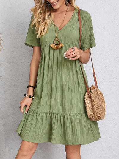 EMILY | Elegant dress with belly coverage