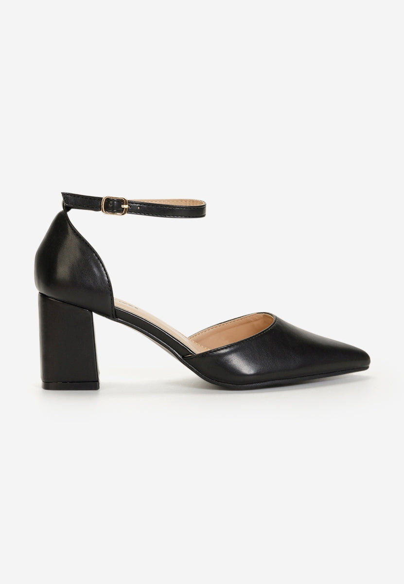 SHINY BLACK | High heel pumps
