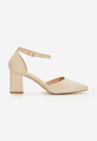 MATTE BEIGE | High heel pumps
