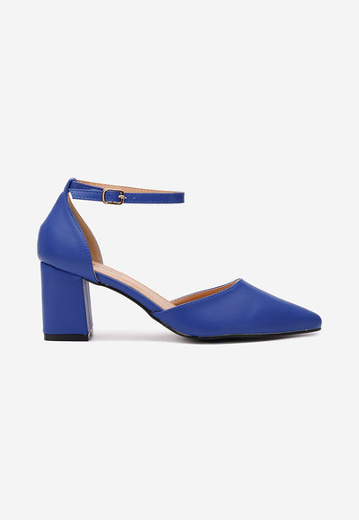 DARK BLUE | High heel pumps
