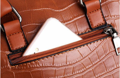 VALENTINA | 4 Piece Leather bag set