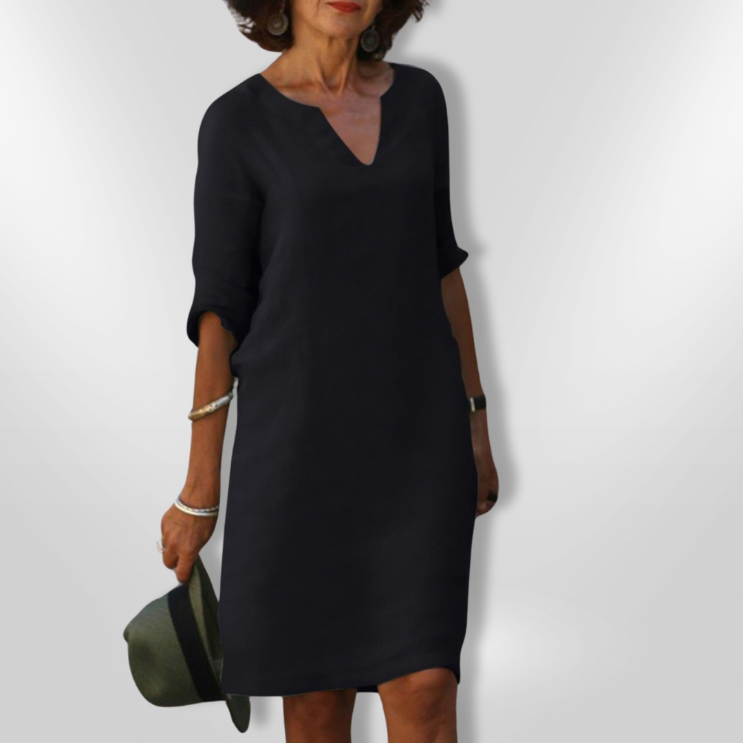 GRACE | V-Neck Three-Quarter Sleeves