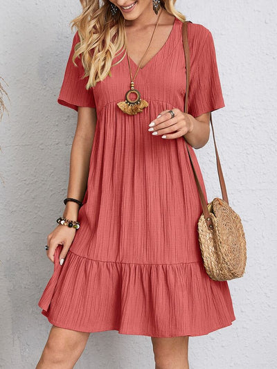 EMILY | Elegant dress with belly coverage