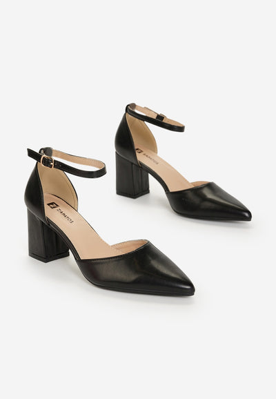 SHINY BLACK | High heel pumps