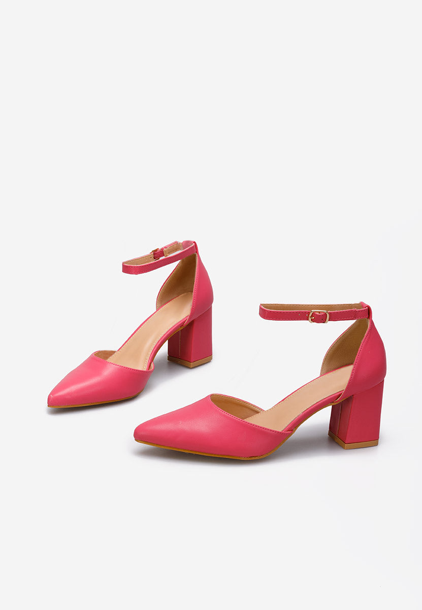 SHINY PINK | High heel pumps