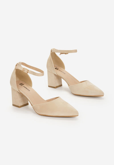 MATTE BEIGE | High heel pumps