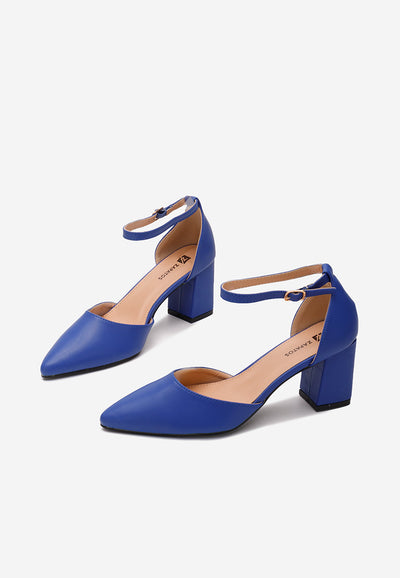 DARK BLUE | High heel pumps