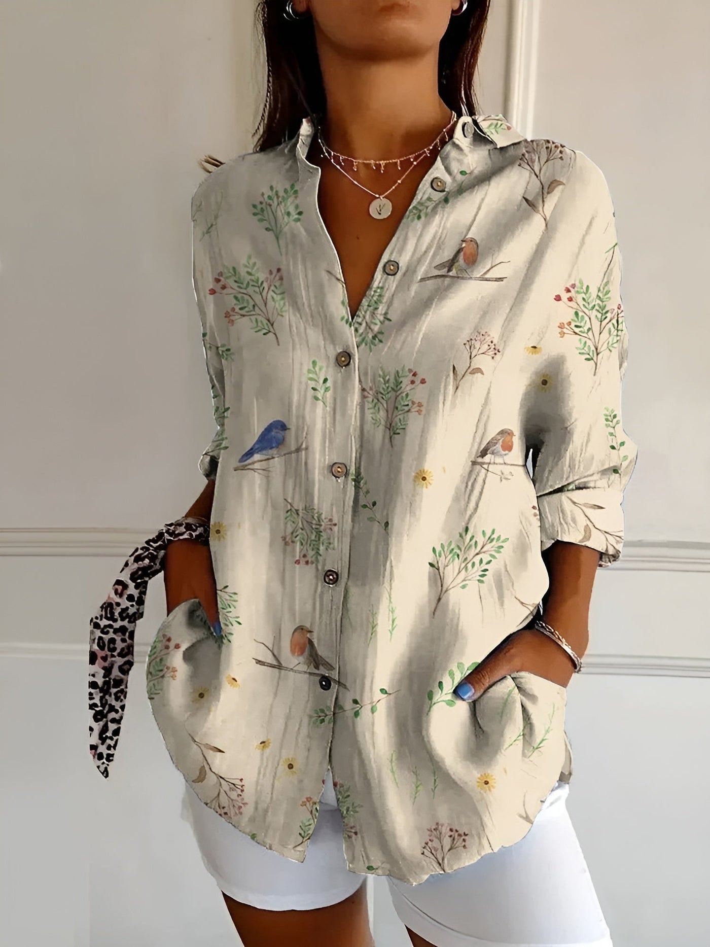 SAFFRON | Printed Blouse