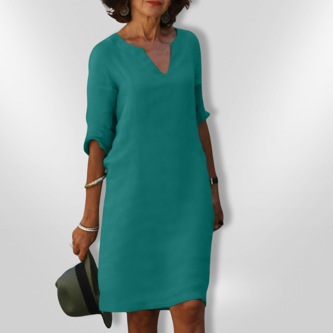 GRACE | V-Neck Three-Quarter Sleeves