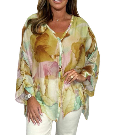 EMMAH | Elegant top in chiffon