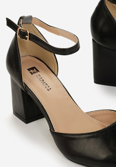 SHINY BLACK | High heel pumps