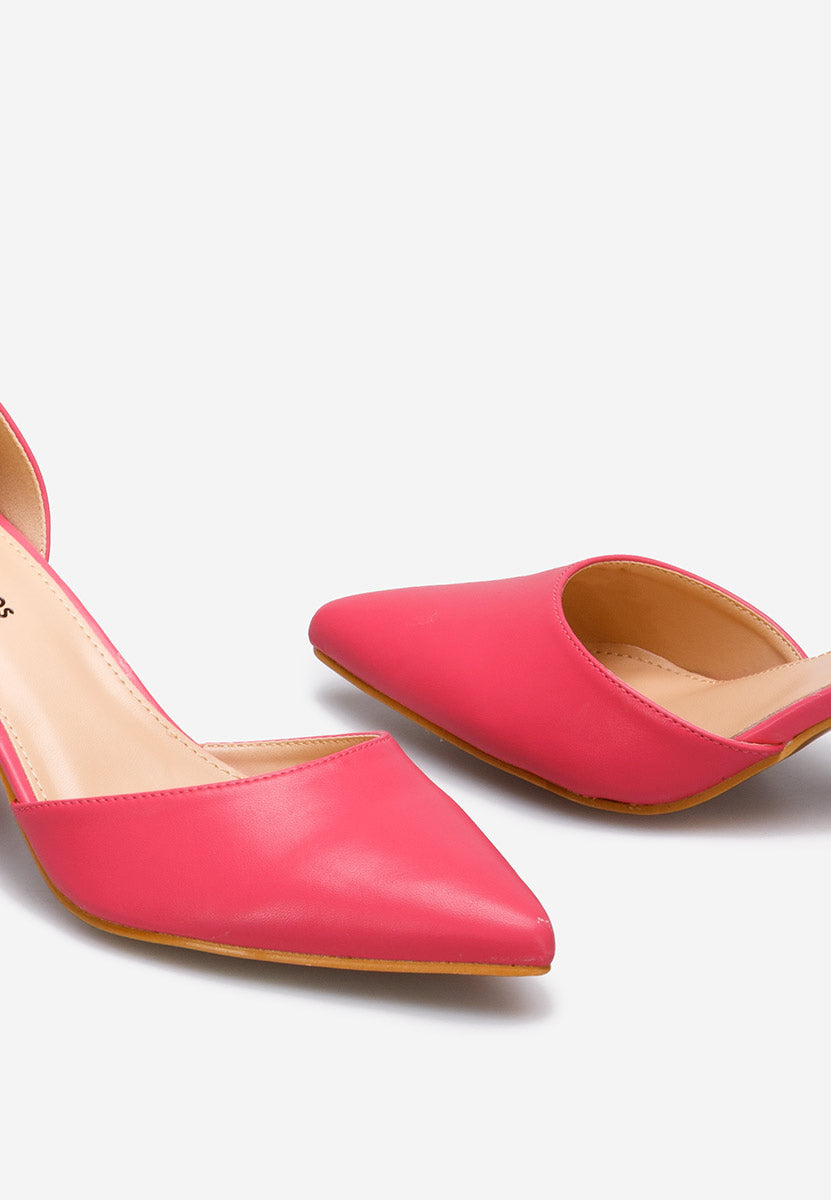 SHINY PINK | High heel pumps