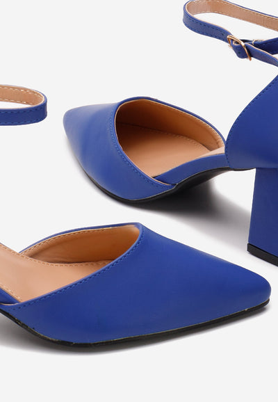 DARK BLUE | High heel pumps